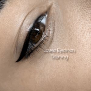 Enterprise for Lower Eyeliners ONLY (performed with eyes. closed for client’s safety)